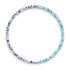 Saule bleu | Argent sterling 925 | Enveloppe en verre Firefly